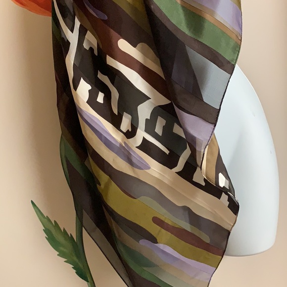 Hiroco Kapp Silk Scarf Japan - Picture 6 of 13